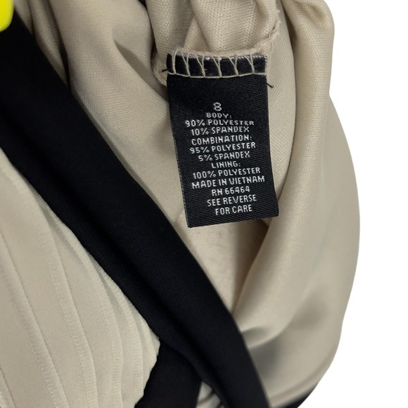 Dressbarn Collection Womens Sleeveless Pullover Two Tone Party Career Dress 8 - Picture 9 of 10